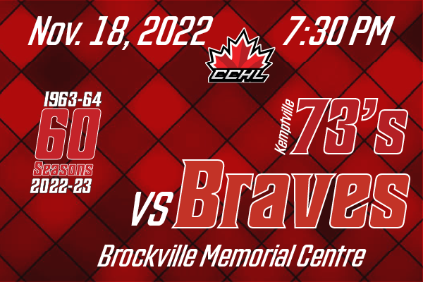 BrockBraves's tweet photo. #BravesGameday
#KEMvsBRO

The Braves look to rebound hosting @Kemptville73s tonight at the #Madhouse 

7:30

Don't forget @BrockvilleKin #SnowsuitDrive and
@thepierchurch #EssentialItemsBags if you are able!

You can also watch the action on @MyHockeyTV 

@TheCCHL
#BraveEnough https://t.co/pZK9iJ8jWu