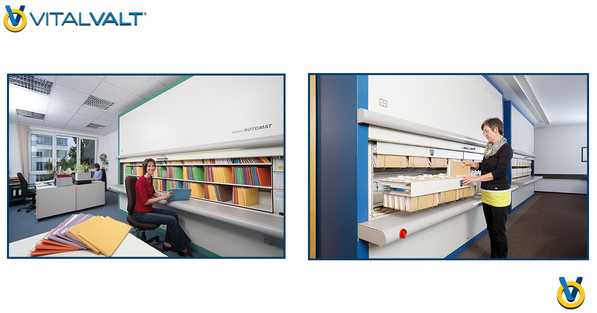 Office Storage Carousels offer you a versatile filing system that adapts flexibly to your needs. They make use of the available room height - its compact design creates up to 60% more filing capacity.

vitalvalt.com/equipment/roto…

#storagecarousel
#automatedstorage
#verticalcarousel