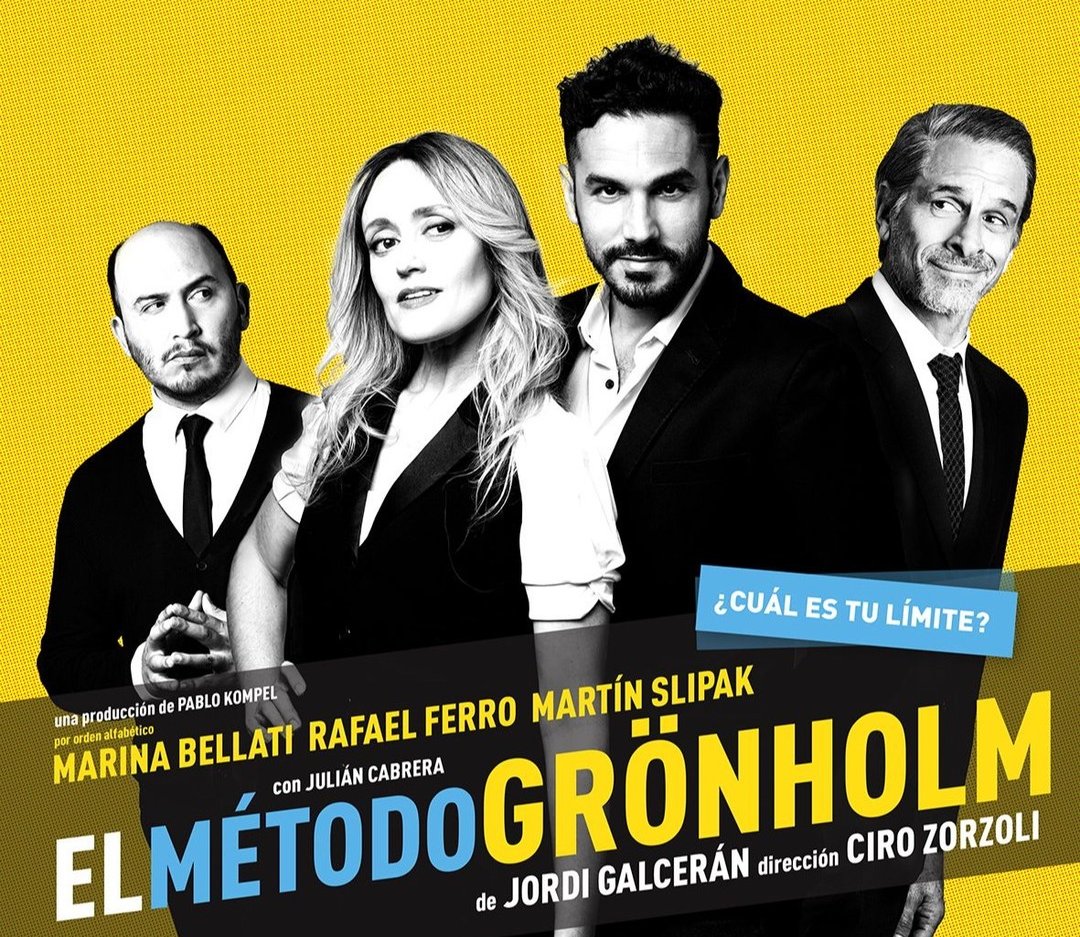 Chapeau Argentina ® (@chapeauok) on Twitter photo Enero 2023 se renueva #ElMetodoGronholm !
<a href="/marbellati/">Marina Bellati</a> y <a href="/martinslipak/">martin slipak</a> llegan a este proceso de reclutamiento laboral infernal acoplandose a Rafa Ferro y Julián Cabrera con dirección de Ciro Zorzoli!
Vas a ir!?
Cc <a href="/smwpress/">SMWpress</a> Enero 2023 se renueva #ElMetodoGronholm !
<a href="/marbellati/">Marina Bellati</a> y <a href="/martinslipak/">martin slipak</a> llegan a este proceso de reclutamiento laboral infernal acoplandose a Rafa Ferro y Julián Cabrera con dirección de Ciro Zorzoli!
Vas a ir!?
Cc <a href="/smwpress/">SMWpress</a>