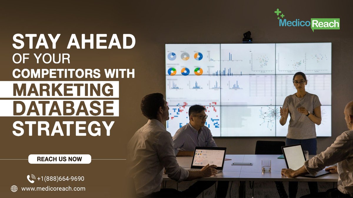 MedicoReach's tweet photo. Knowing where your competitors stand will help you devise marketing strategies. Stick out of the crowd with MedicoReach's Database.
#healthcaredatabase #healthcare #medicaldatabase #medicoreach #healthcare #B2Bdatabase https://t.co/SPtDPpSWgN