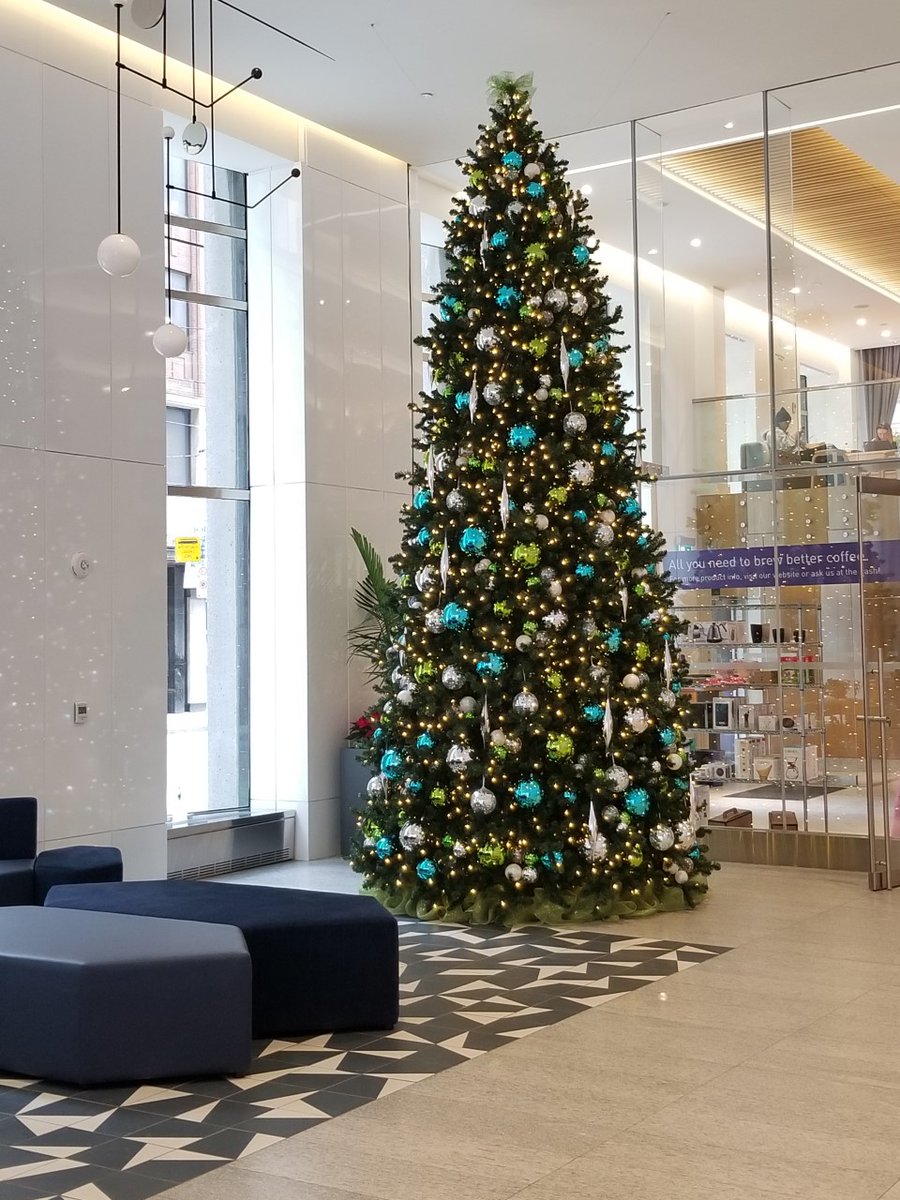 MyTOFD's tweet photo. Financial District holiday decorations remain undefeated 😍. Do you recognize this building? #ExploreTOFD https://t.co/zSIvGE1rXs