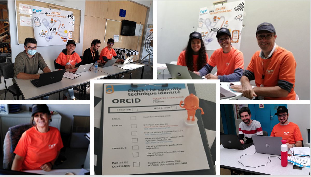 Félicitations d'HALfonse, mascotte du portail #HAL Mines Albi pour ces Journées #scienceouverte. Les auteurs des centres <a href="/Centre_RAPSODEE/">Centre RAPSODEE</a>, #GénieIndustriel et <a href="/ICA_France/">ICA France (CNRS UMR 5312)</a> étaient au rendez-vous : profils #ORCID mis à jour, audience attentive pour Sophie LEGEAI et Hugo CATHERINE.