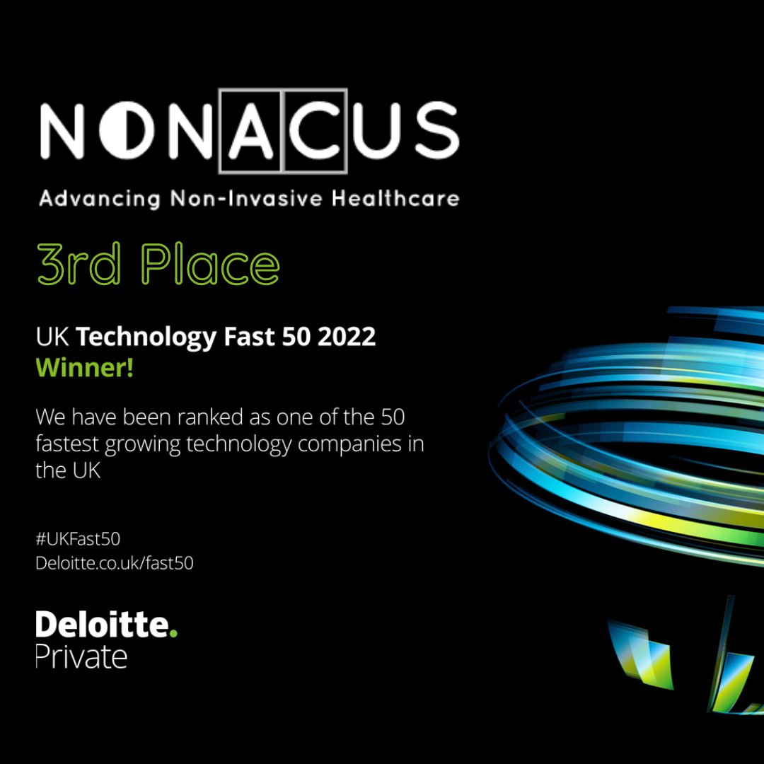 NonacusLtd's tweet image. We are delighted to announce that we have been awarded third place in Deloitte's annual UK Technology Fast 50 awards.

To read more, please click the link below:

bit.ly/3XdktTO

#UKFast50