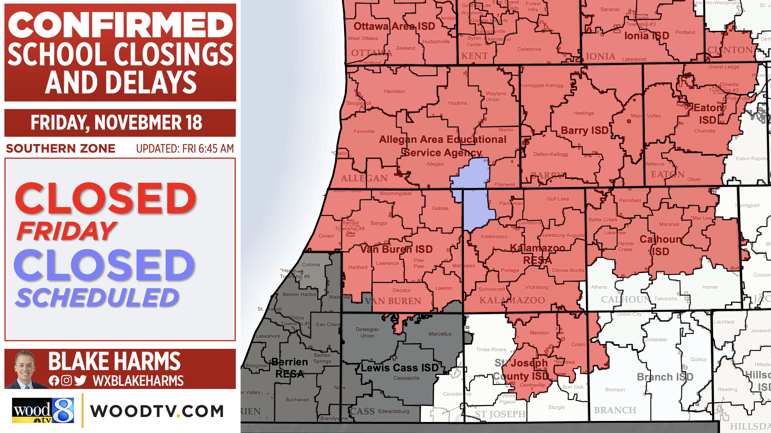 Michigan School Closings (SchoolClosingMI) / Twitter
