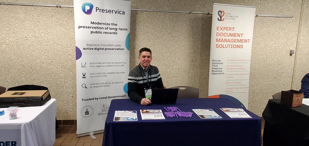 We're at @TSLAC's e-Records Conference today! 👋 Say hi to Bryan and attend his presentation: Future-proofing Official Electronic Documents and Records at 2:30 pm GMT. @TexasDIR @IQBGinc #TXeRecords