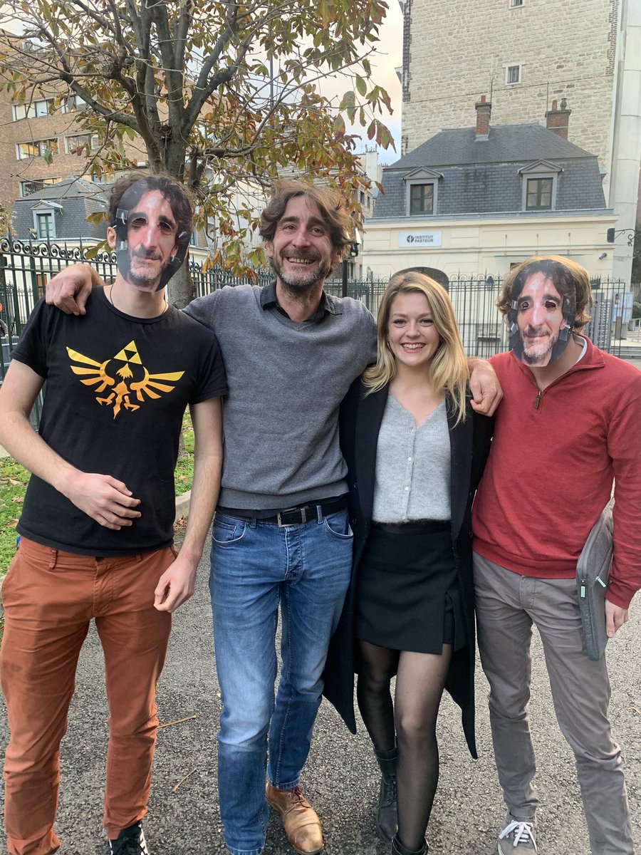 Devon Conti (@devoana1) on Twitter photo Yesterday’s Junior Microbiology Day at Institut Pasteur was filled with lots of interesting talks & posters from PhD/Postdocs in the department. Big thanks to the organisers !!
For my part, since the boss <a href="/MarboutM/">Martial Marbouty</a> isn’t a junior researcher he found another method to ‘attend’ 🤣 Yesterday’s Junior Microbiology Day at Institut Pasteur was filled with lots of interesting talks & posters from PhD/Postdocs in the department. Big thanks to the organisers !!
For my part, since the boss <a href="/MarboutM/">Martial Marbouty</a> isn’t a junior researcher he found another method to ‘attend’ 🤣