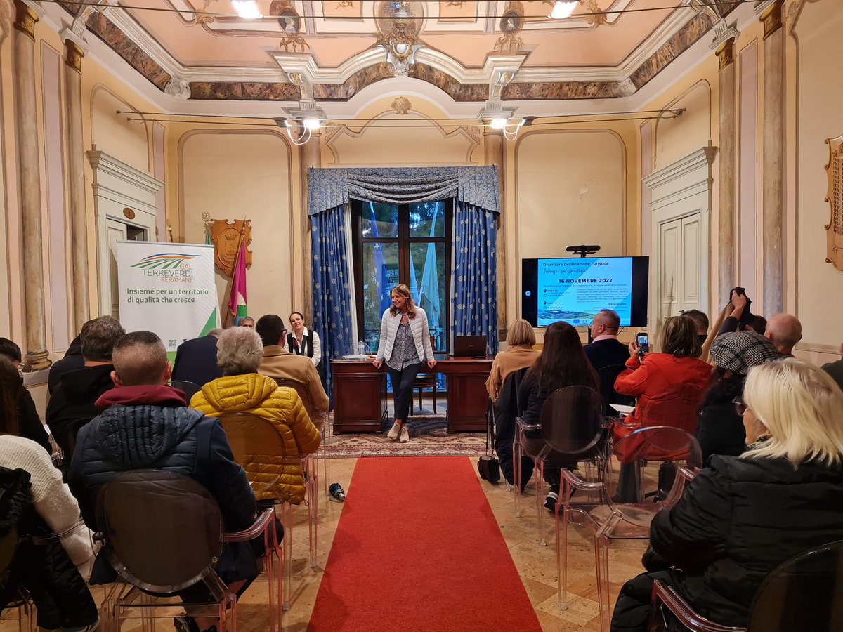 GTeramane's tweet photo. il 16 novembre si è concluso nella cornice di 𝗩𝗶𝗹𝗹𝗮 𝗙𝗶𝗹𝗶𝗮𝗻𝗶, nel Comune di Pineto, il primo incontro territoriale dedicato alla 𝗰𝗼𝘀𝘁𝗿𝘂𝘇𝗶𝗼𝗻𝗲 𝗱𝗶 𝘂𝗻𝗮 𝗱𝗲𝘀𝘁𝗶𝗻𝗮𝘇𝗶𝗼𝗻𝗲 𝘁𝘂𝗿𝗶𝘀𝘁𝗶𝗰𝗮 dei territori del GAL. https://t.co/qAA64oUEMg