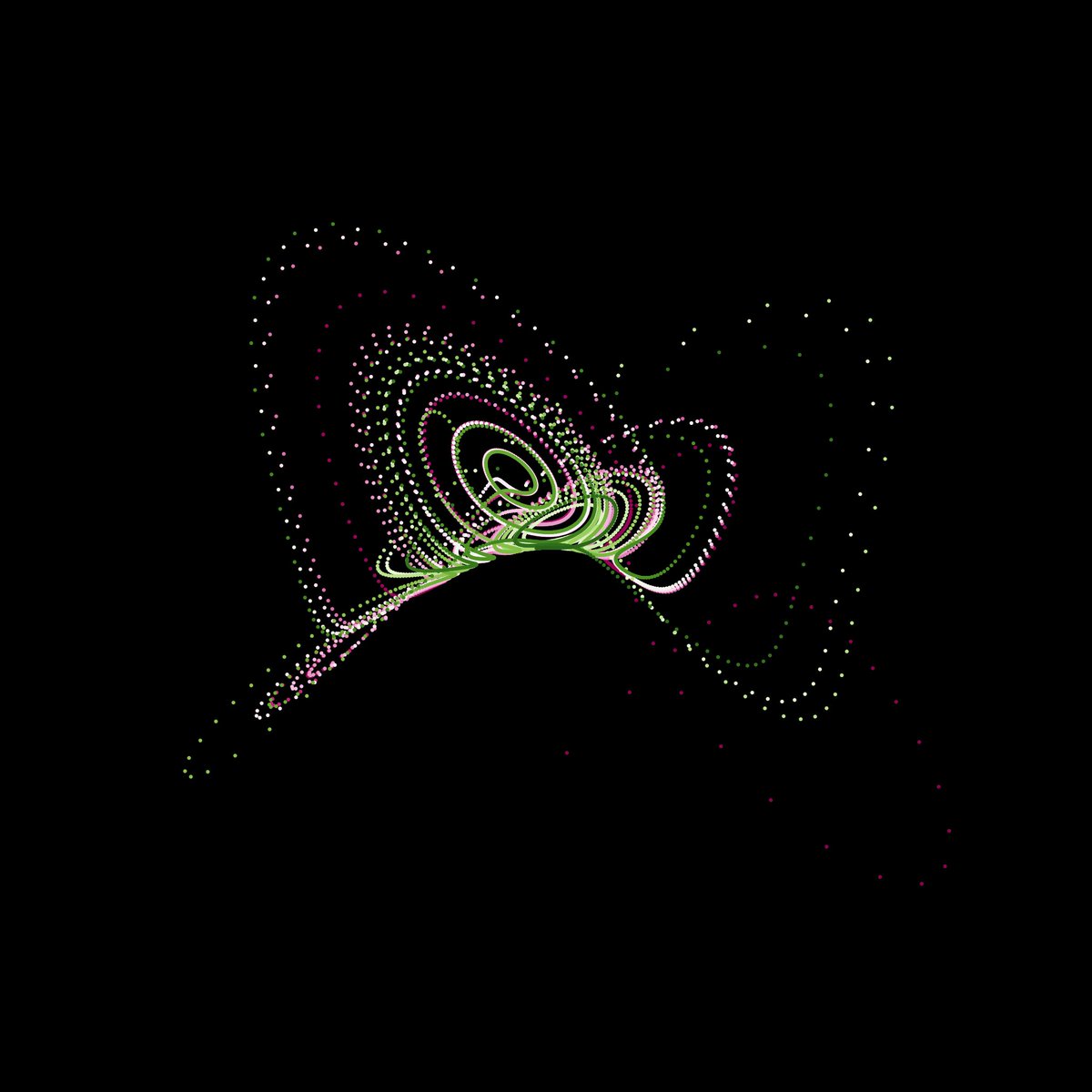greyblok's tweet photo. Picked up some Strange Attractors sitting on the floor. Thanks @cxkoda !! https://t.co/iOJJZLK1rg