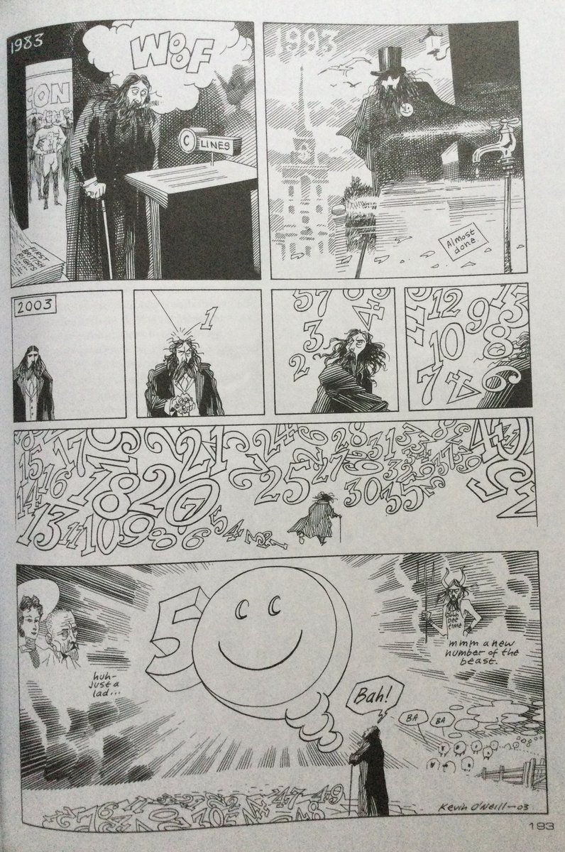 MrBitterwitter's tweet photo. Two pieces that Kevin O’Neill produced for Alan Moore’s 50th birthday https://t.co/etHINz7CpO
