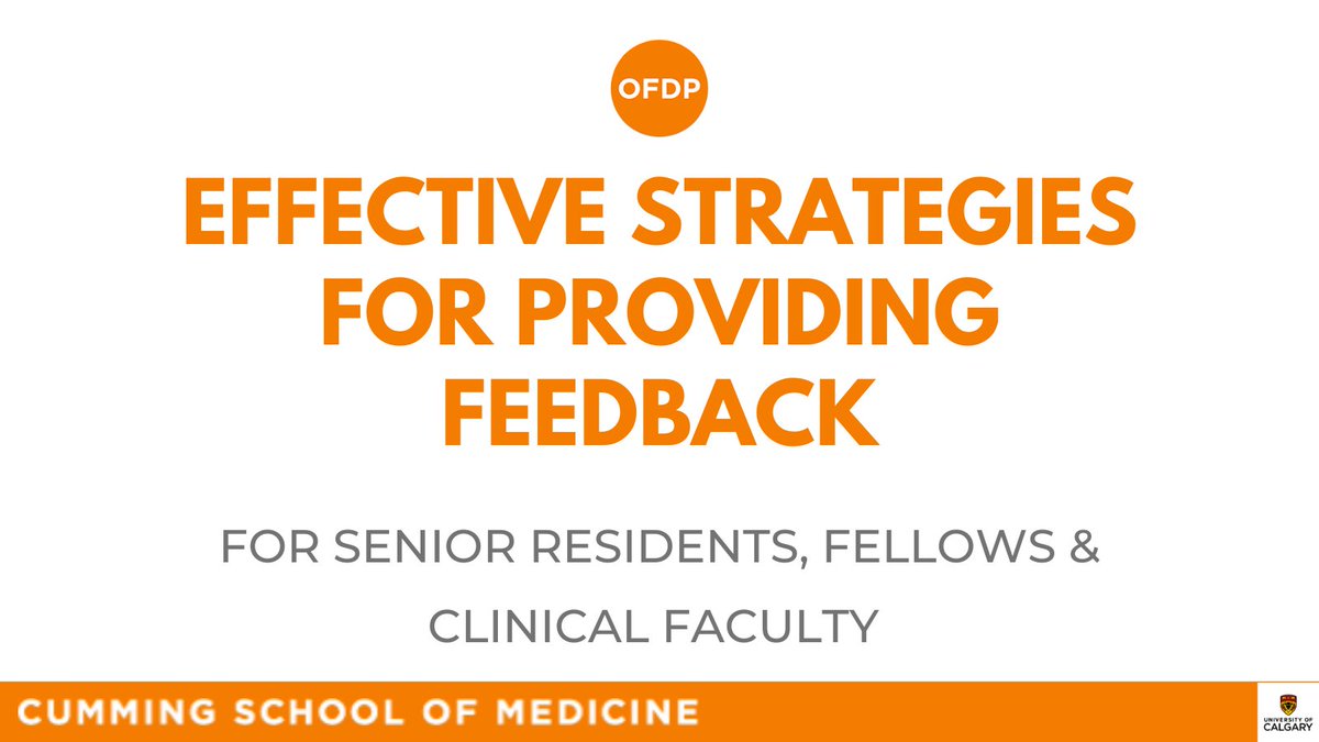 Learn how to provide actionable feedback, including positive & “difficult” conversations, avoid the repercussions of giving difficult feedback, & the barriers when evaluating a struggling learner. 

Nov 28 - 9 am - in person with @marcymintz 

eventbrite.ca/e/420773323337