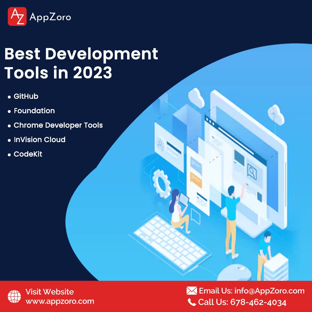 AppZoroT's tweet image. Best Development Tools in 2023
GitHub
Foundation
Chrome Developer Tools
InVision Cloud
CodeKit
Here are the best development tools that will be useful in 2023.
#developmenttools #webdevelopment #webdevelopmenttools #webdevelopment2023 #webdevelopmenttools2023