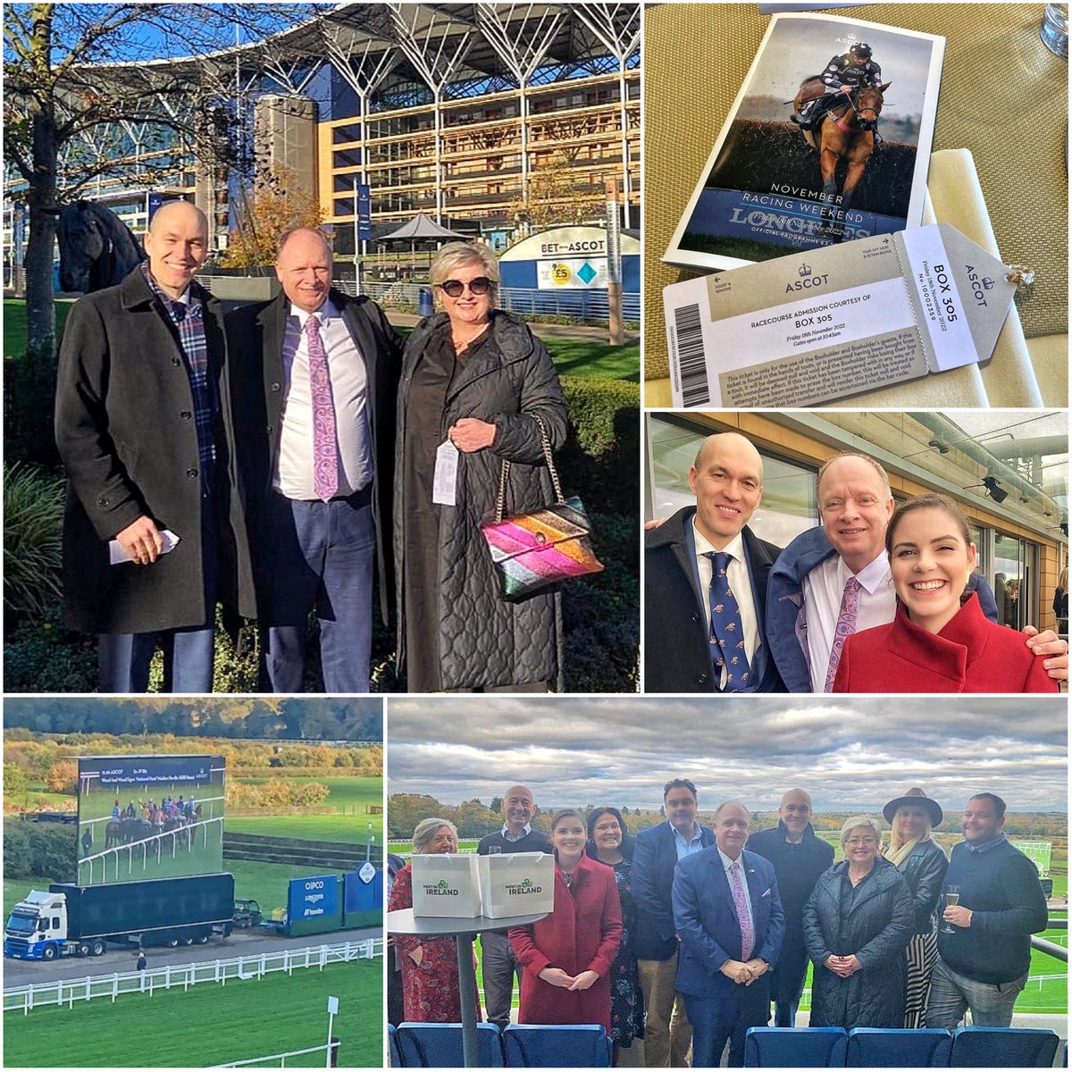 On a glorious crisp winters day at <a href="/Ascot/">Ascot Racecourse</a>, alongside our #TeamIreland colleagues from <a href="/MeetInIreland/">Meet in Ireland</a> &amp; <a href="/Conference_Cork/">CorkConventionBureau</a>, the <a href="/KCBKerry/">Kerry Convention Bureau</a> team has been connecting with #UKEventProfs to share why they should #MakeItIreland &amp; #MeetInKerry for their next #MICE event 🍀