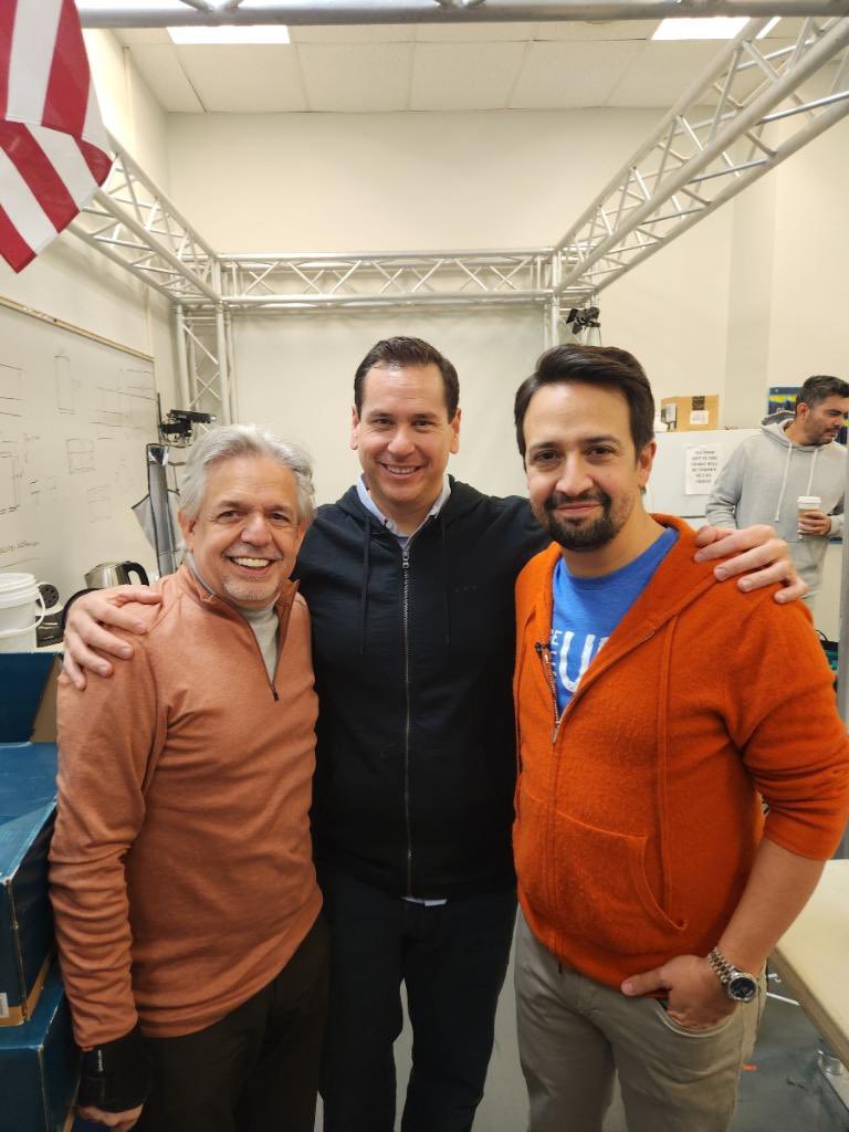 CiscoForNevada's tweet image. It was very cool to run into @Lin_Manuel and @Vegalteno right here in Las Vegas, and hear Lin-Manuel talk to the kids at @LVAhappenings about pursuing their dreams!! Not to mention the talented artists of @freestylelove; can’t wait to see their Vegas show!