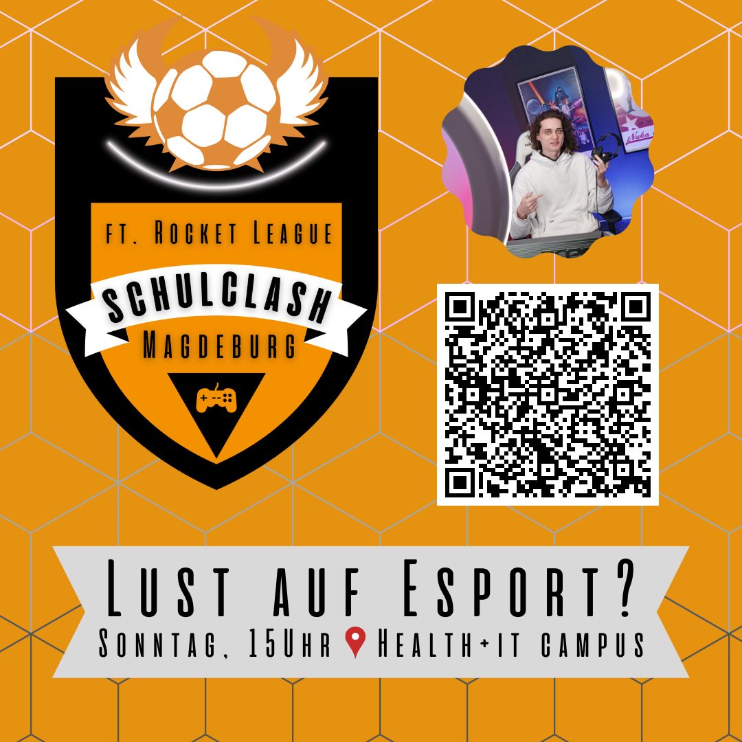 Ihr wollt Esport Live erleben? Dann kommt doch Sonntag zum Schulclash Magdeburg! Kostenlose Fan-Anmeldung: eventbrite.com/e/erster-rocke…