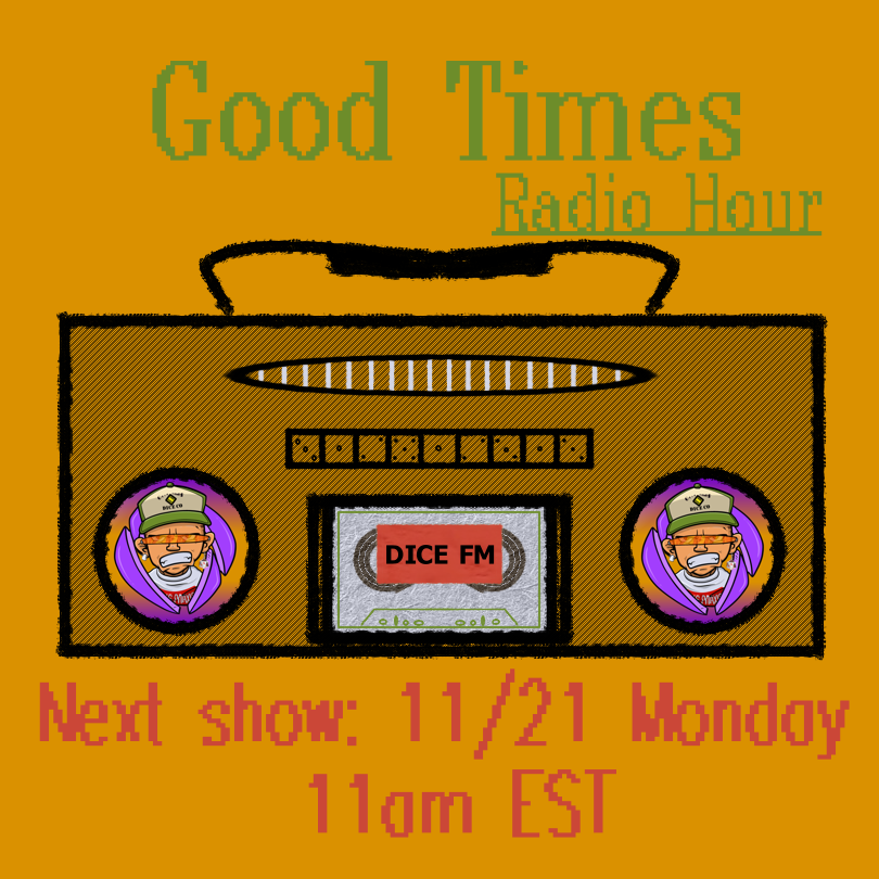 WrockFit's tweet photo. GM! 

Thanks for all that tuned in yesterday for the first Good Times Radio Hour! 

We have a sick elf this morning staying home from toy-making school, so our next show will be Monday! 

For now, pls enjoy this new graphic: https://t.co/7cc2CnoYma