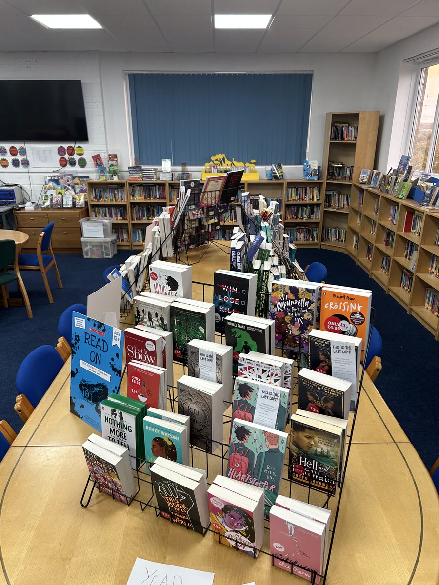 EnglishScissett's tweet photo. The Scholastic Book Fair is set up and ready for browsing! The online payment portal opens on the Scholastic site from Monday, and will remain open for a week: https://t.co/VMe62mSMFK
Don't forget, the library will be open from 9.30-11.30am tomorrow morning! https://t.co/YYnei5wSJy