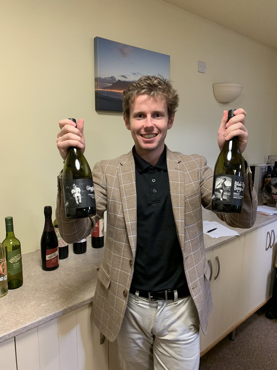 FrontierWine's tweet photo. Tasting through the amazing line up of Mollydooker wines with the original Blue Eyed boy himself - Luke Marquis https://t.co/7BfMUkXnX8