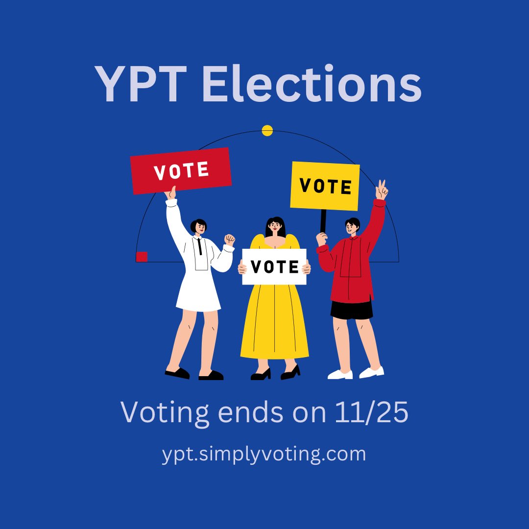 YPT Elections are underway! Make sure your membership is up to date and cast your vote by 11/25!
lnkd.in/euCkUM_D