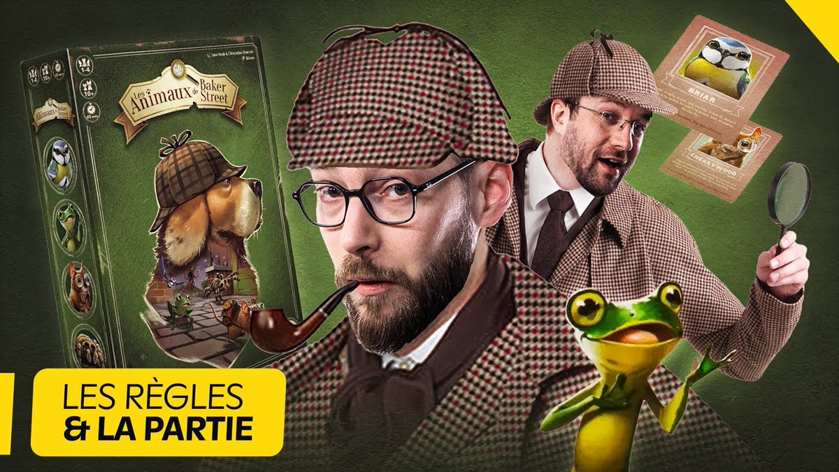 🐸🔍 <a href="/Maxildan/">Maxildan</a> et <a href="/OlivierRofellos/">Rofellos</a> mènent l'enquête à Baker Street ! 
Découvrez le scénario d'initiation des Animaux de Baker Street dans Les Joueurs du Dimanche :
▶️ youtu.be/m05TBslhwCM

#jds #j2s #boardgame