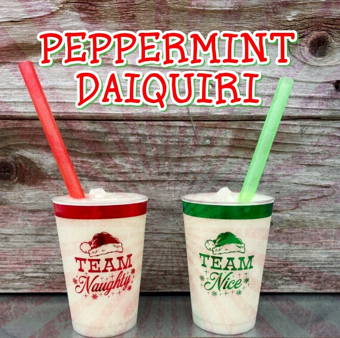 ThePenguinTX's tweet photo. NEW FLAVOR ALERT...PEPPERMINT! No matter if you're team Naughty or Nice this holiday season...a white chocolate peppermint daiquiri is a must! This is a homemade flavor only at The Penguin! https://t.co/UTw6RwLDqG