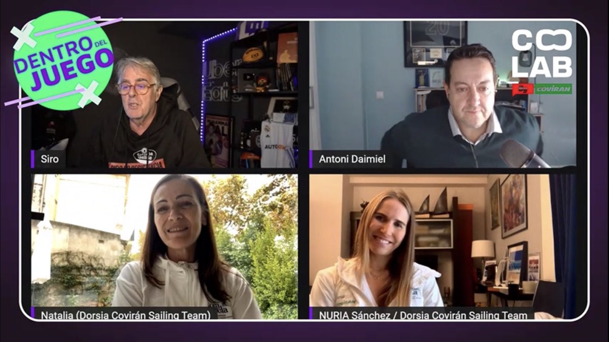 Ya estamos a bordo de #CoolabDentroDelJuego con las regatistas del Dorsia Covirán Sailing Team ⛵️