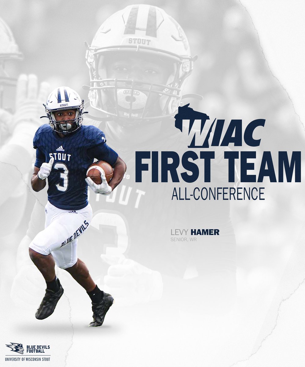 First Team all WIAC honors for <a href="/HamerLevy/">Levy</a>! 

#BleedBlue #TPC