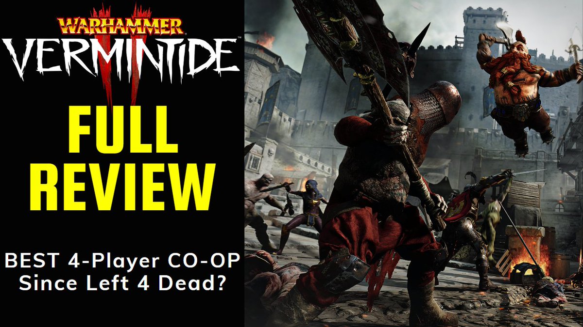 TalonGaming_YT's tweet photo. The best 4 player co-op since Left 4 Dead!!!  Warhammer: Vermintide 2!  The ultimate hack and slash adventure?
https://t.co/wOVD9ojEuF
#vermintide2 #Vermintide #fatshark #hackandslash #coopgames https://t.co/6emUeheQh6