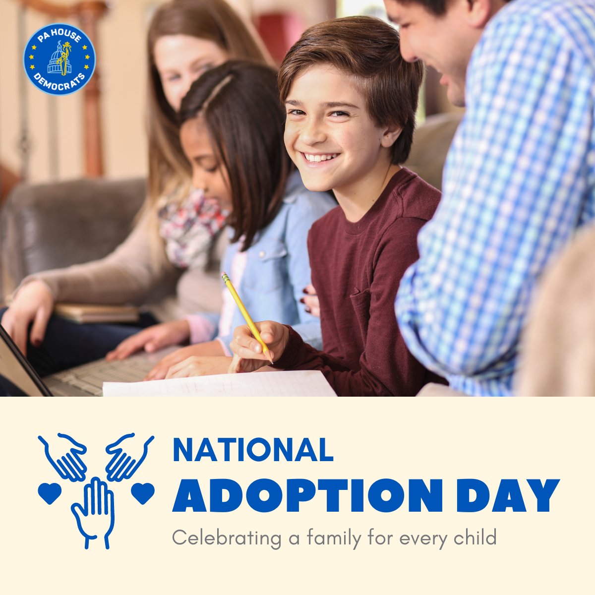 Thank you to every family who has adopted. Let's not forget that there are other children who are still hoping to find that same love.