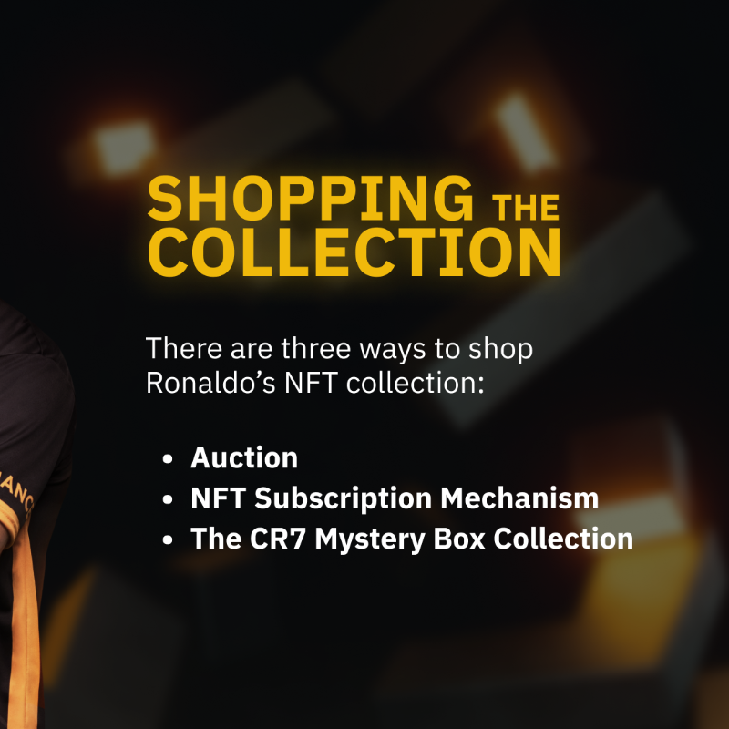 binance's tweet photo. The CR7 NFT collection gives collectors the opportunity to own a moment from Ronaldo's epic career.

Here's all you need to know ⤵️