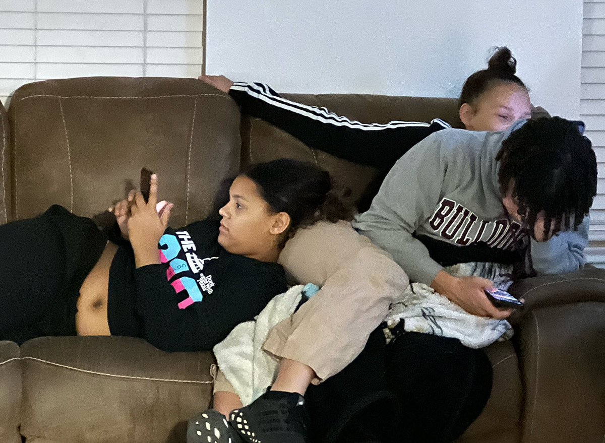 on Twitter "RT NormLong2 Caught my 3 just relaxing on the couch…blessed they all get along so