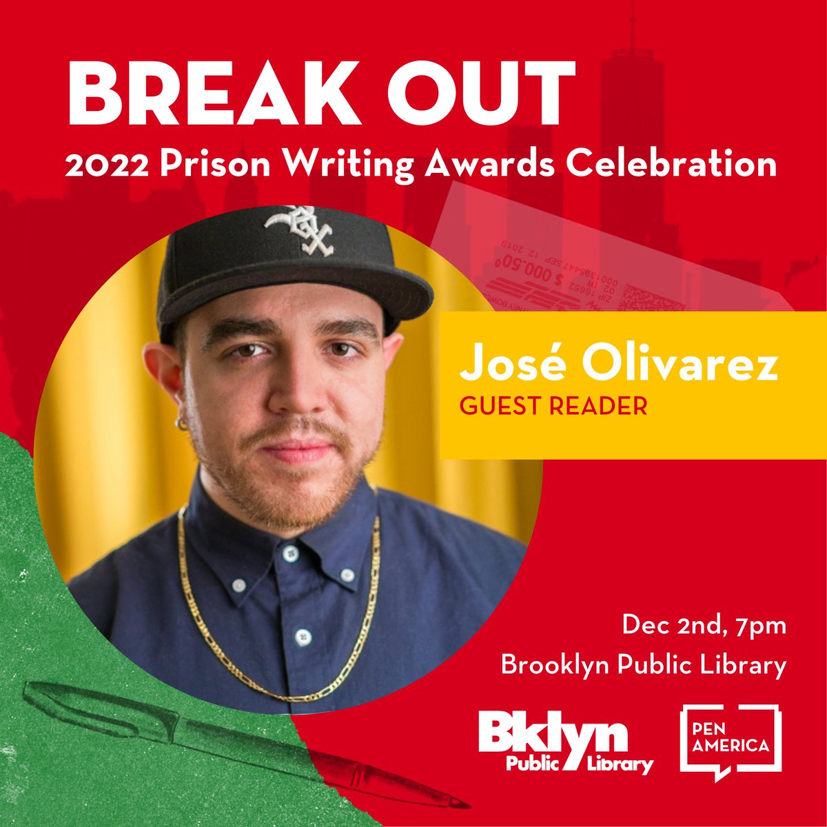PEN America on Twitter "Join us to hear _joseolivarez read work from