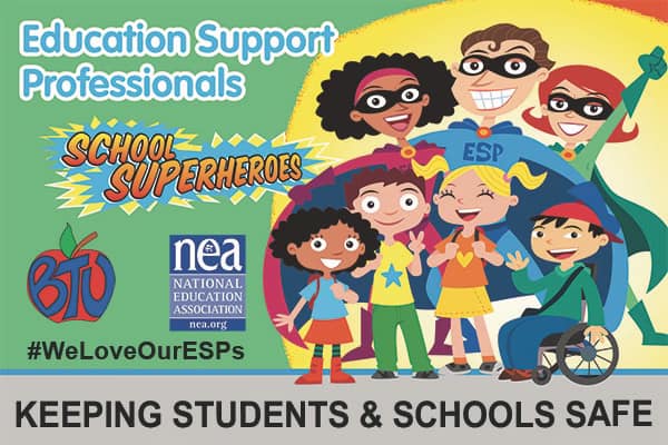 Hereby declaring an unofficial extension to National Education Support Professionals Day, since we missed it on Wed! Happy ESPs Day - we appreciate our unsung (and underpaid) classroom superheroes.