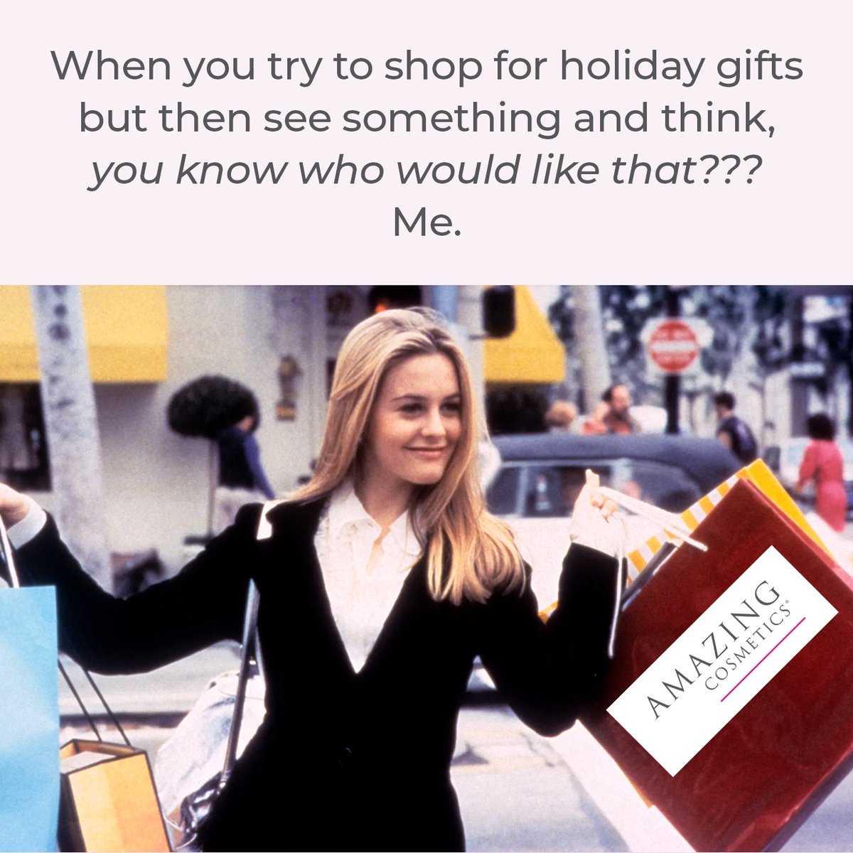 Did you know 80% of people shop for themselves during holiday sales? In other words, don't feel guilty for treating yourself amidst all the sales 😚♥️ Happy shopping! 🛍️
