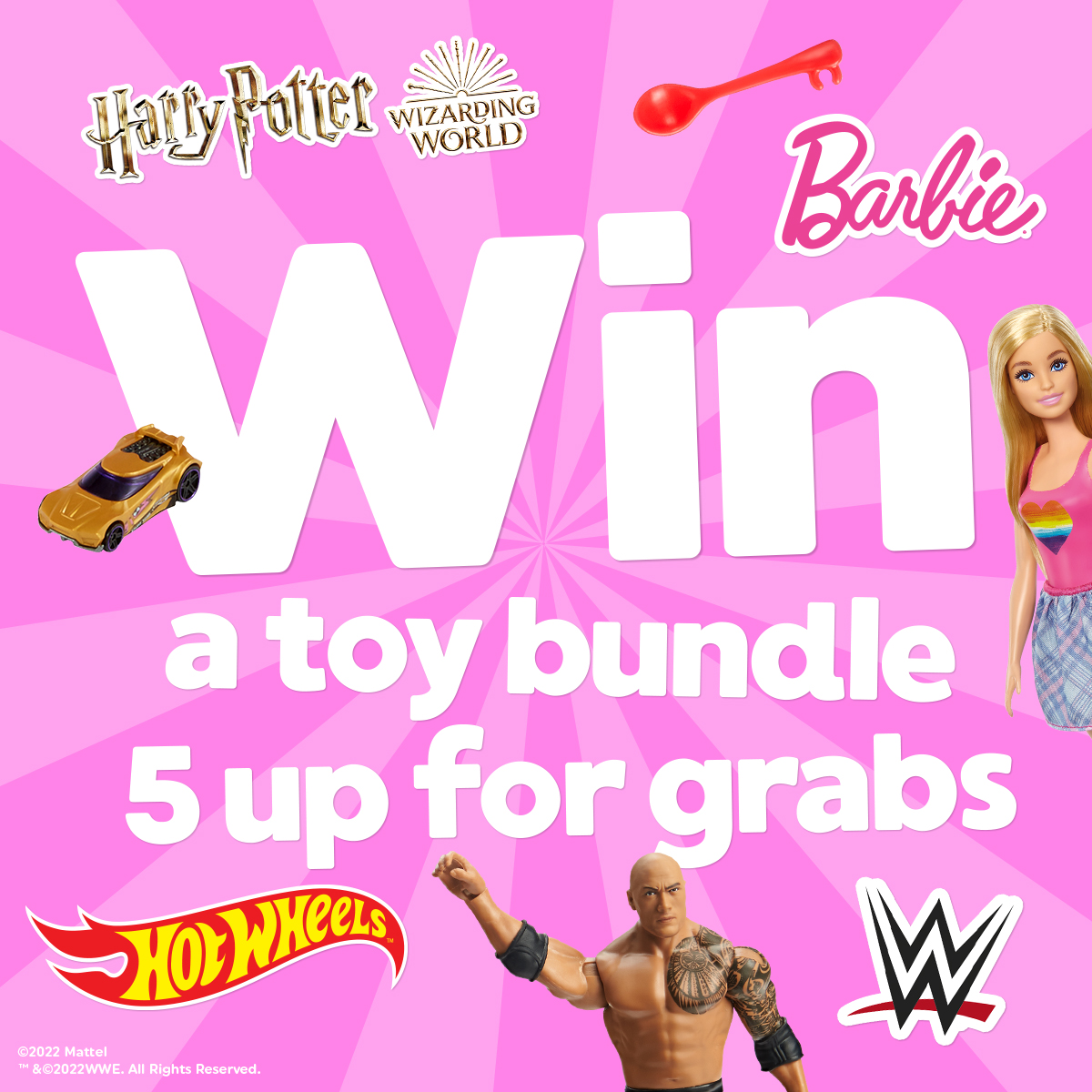 🏎️ #COMPETITION TIME 💪

We've teamed up with <a href="/Mattel/">MATTEL</a> just in time for #Christmas - and we're giving away FIVE chances to #WIN a mega toy bundle!

For a chance to #WIN, simply

1) FOLLOW US
2) RT this post
3) COMMENT #BMMattel

Competition ends 9am 25/11/22