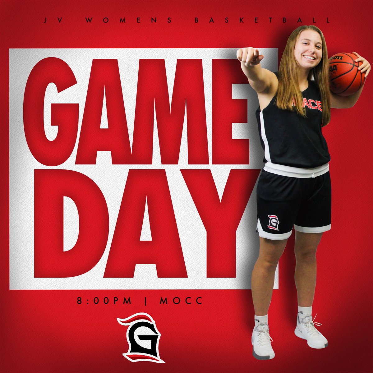 gcwbb_jv's tweet photo. Back. At. HOME. 🏠

The blue team from up north is meeting us in the MOCC at 8pm for our first JV home game of the season! https://t.co/4Tm3iQrM0k