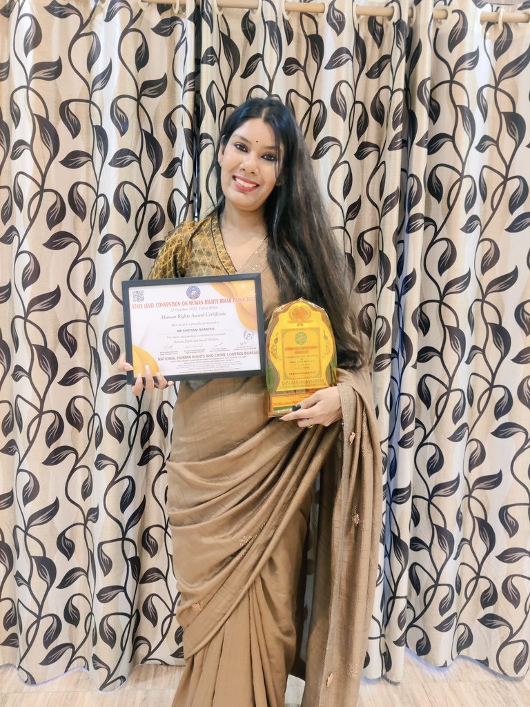 NarayanShriyam's tweet photo. I feel honoured to receive the human rights award. Was invited as the guest of honour in the event &amp; felicitated by the former Chief Justice of High Court &amp; former member of State human rights commission honourable Rajendra Prasad sir..
#humanrights
#NationalHumanRightsCommission https://t.co/LvqIRLX9i3