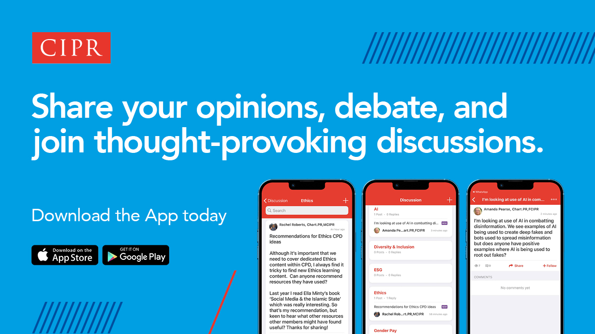 Chartered Institute of Public Relations tweet media