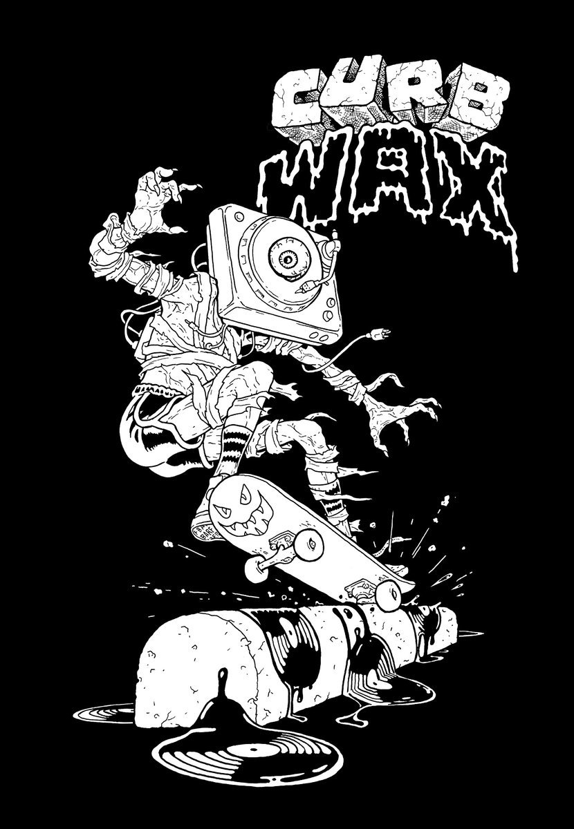 BarfComics's tweet photo. CURB WAX!
an exhibition of my original works featuring skate comics, decks, record covers, books and more!

Vinyl Conflict Record Store
300 E Grace Richmond VA
opening 5-8pm 12/2/22 https://t.co/5Lr7NWPdav