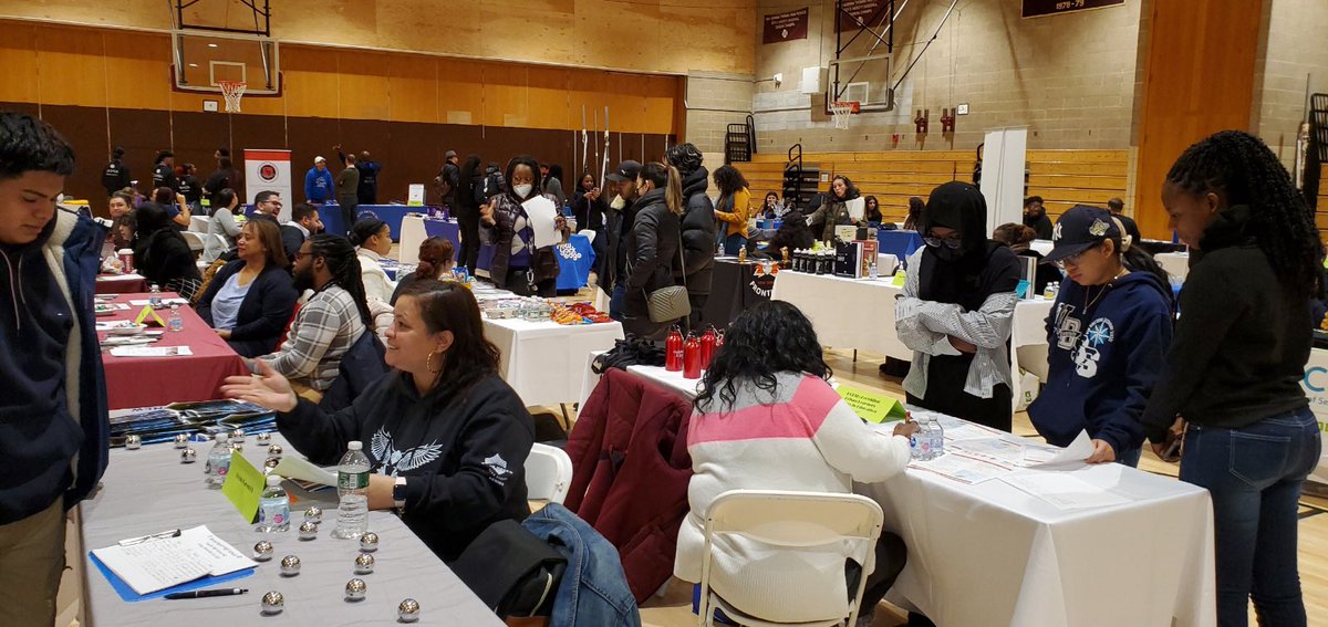 Transfer High School Fair in action! Come to Murray Hill Academy for the fair if you are looking for a small learning community.