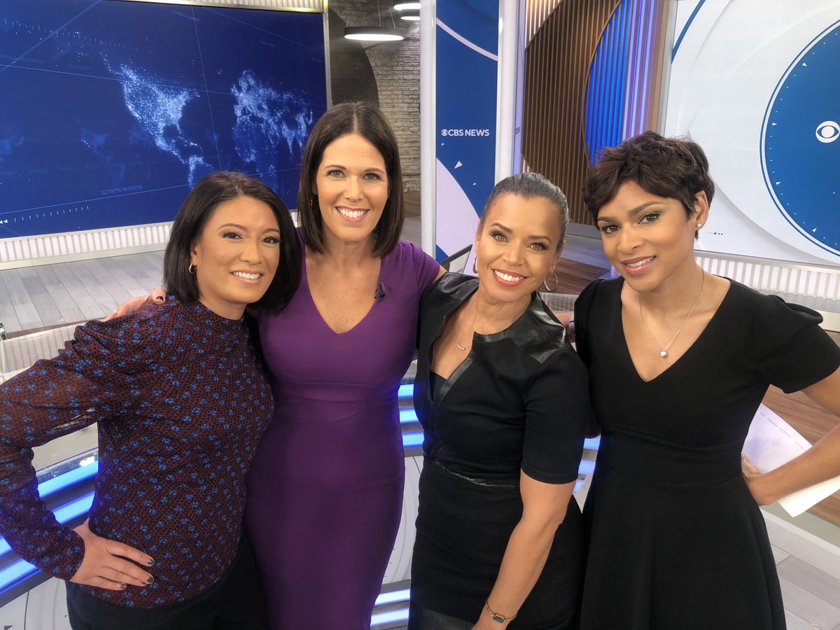Sooooo good to see these fierce women!!! ⁦<a href="/Elaine_Quijano/">Elaine Quijano</a>⁩ ⁦<a href="/Jerickaduncan/">Jericka Duncan</a>⁩ ⁦<a href="/AMGreenCBS/">Anne-Marie Green CBS</a>⁩ Hey ⁦<a href="/CBSMMiller/">Michelle Miller</a>⁩ we missed you!!!!!