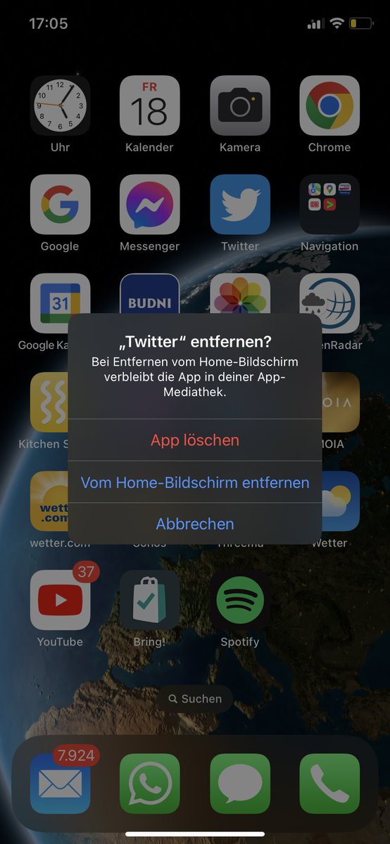schno83's tweet photo. Tschüss 👋 schade um Twitter.  #twitter https://t.co/i65EwswfPS