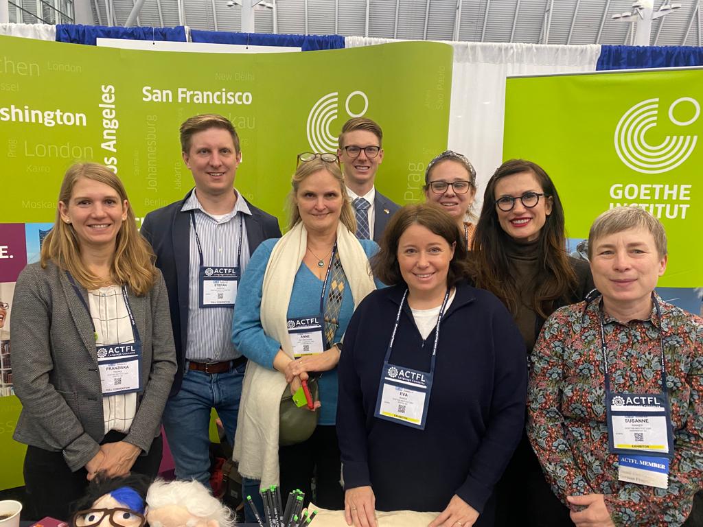 Are you at the #ACTFL22 in #Boston? You can meet our #goetheinstitut team at booth #1327 and learn more about the student exchange program #gappexchanges, our language learning programs, and how to implement #sustainability in your German lesson plan.    #learngerman