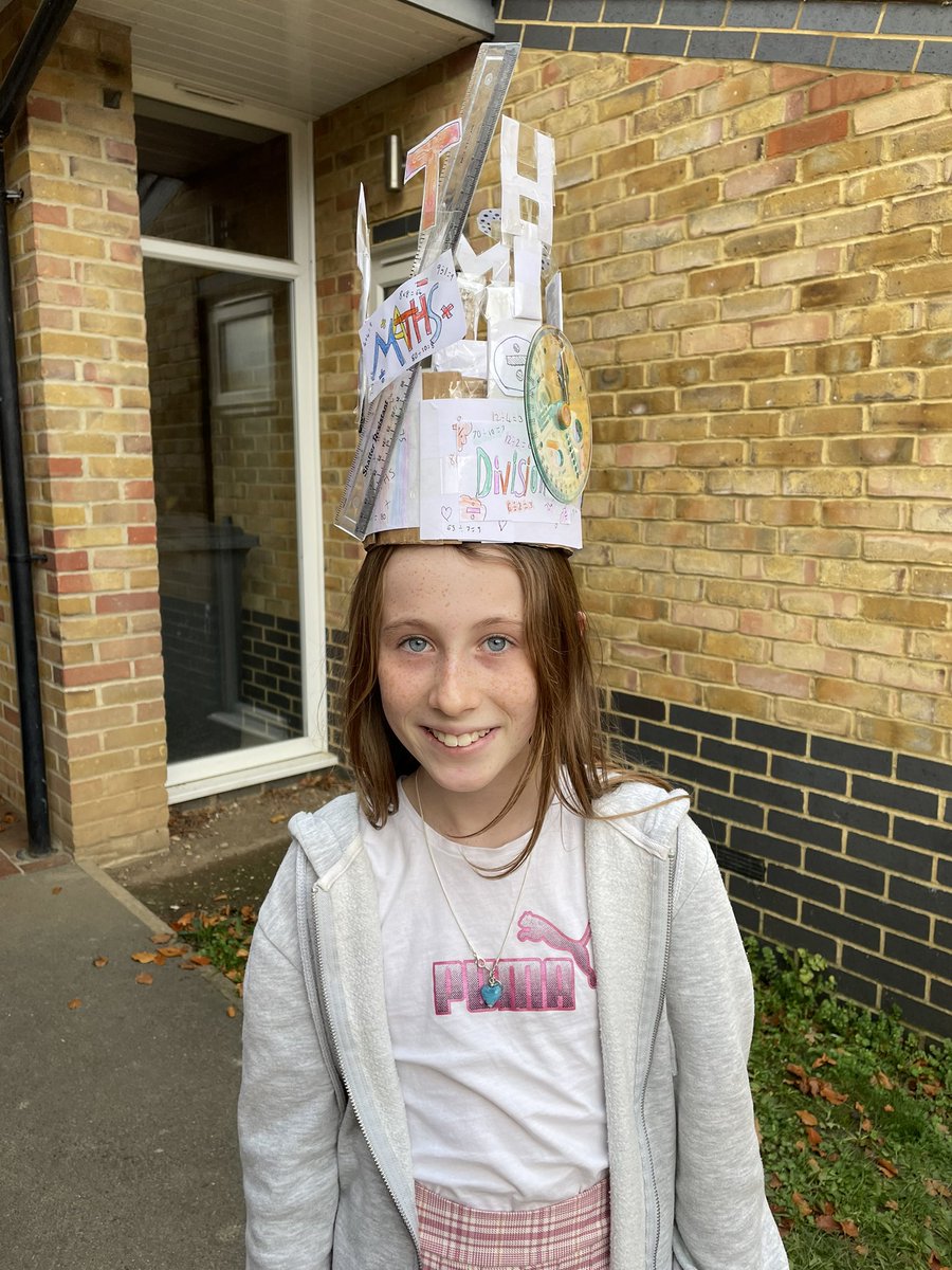 DanesfieldY6's tweet image. Check out Y6’s impressive Maths head gear! Fantastic effort and creativity all round! 👏🏻 #mathsweek2022 @DanesfieldSchl