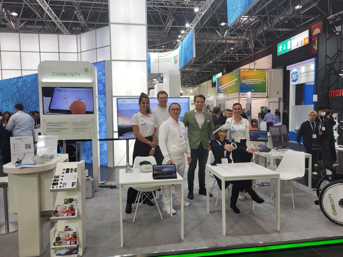 CUREOSITY (@cureosityhealth) on Twitter photo Thank you <a href="/WirtschaftNRW/">Wirtschaft.NRW</a> that we were allowed to participate in the joint stand at MEDICA again this year! We had a great time and a lot of impactful conversations. Thank you <a href="/WirtschaftNRW/">Wirtschaft.NRW</a> that we were allowed to participate in the joint stand at MEDICA again this year! We had a great time and a lot of impactful conversations.