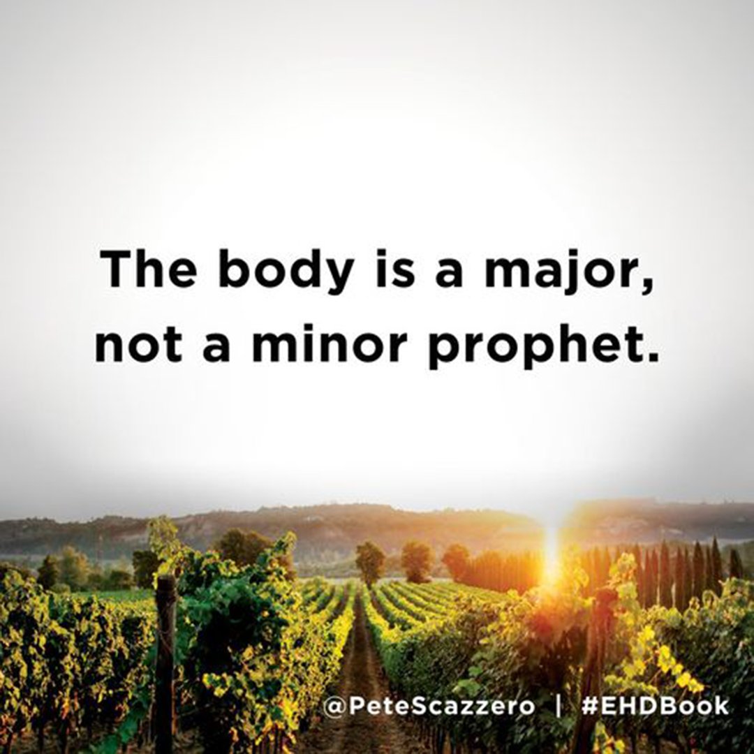 petescazzero's tweet photo. Don’t confuse excitement or adrenalin (a kind of crack cocaine for us) with the Holy Spirit. They are two very different things. #ehdiscipleship https://t.co/3a0BpGDXgV
