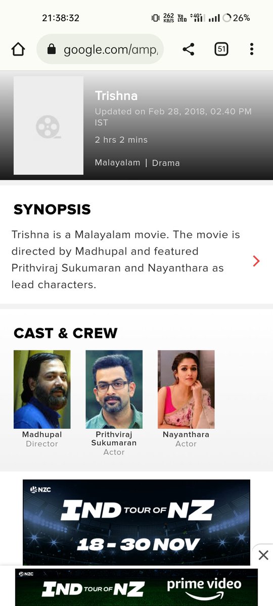 NayantharaLSS's tweet photo. Old News About these Projects 😳 #Trishna - Starring @PrithviOfficial
&amp; Nayan

And

#PinkPolice - Nayan , Sam &amp; Vidyabalan as Front runners 😳👀 #Nayanthara #LadySuperstar #HBDLadySuperstarNayanthara https://t.co/XhAPZKQYpI