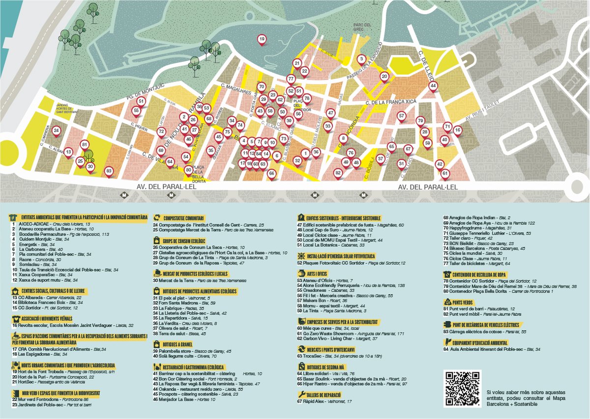 Ja podeu conèixer totes les iniciatives que impulsen la transició ecosocial al Poble-sec! 🌱
"Barri Resilient" forma part del projecte #acciópelclima i ha estat possible gràcies a la col·laboració de SomlaClau, <a href="/afa3pins/">afa3pins</a>, <a href="/CooperaSec/">CooperaSec</a>, <a href="/TRANSDUCTORES/">TRANSDUCTORES</a> i el suport de <a href="/bcn_ajuntament/">Ajuntament de Barcelona</a>