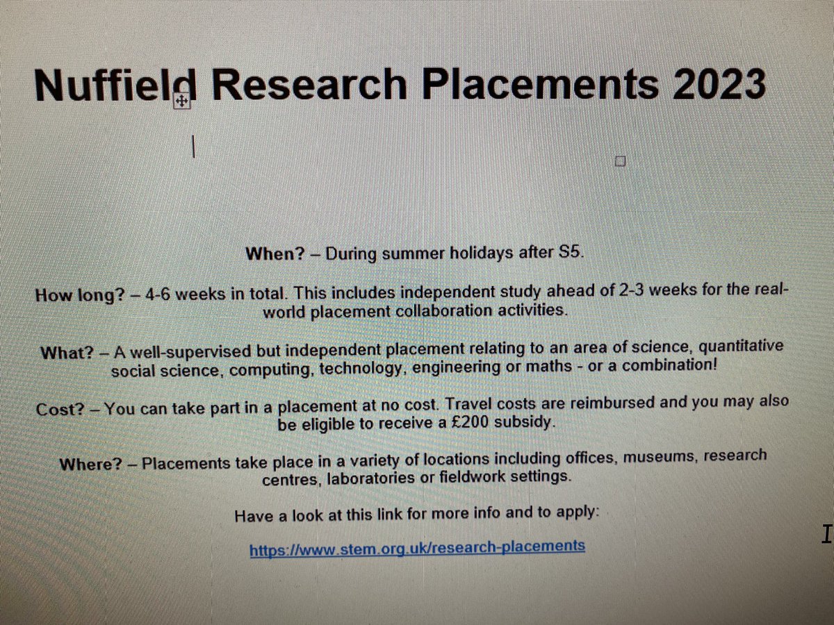DuncanrigChem's tweet photo. Two of our current S6 did a placement during the summer and loved it. Caroline Crabb went to the Beatson Institute for cancer research and Emma Laird went to Glasgow university. They are happy to talk to anyone if you want to find out more. https://t.co/wnlCOGqWzd