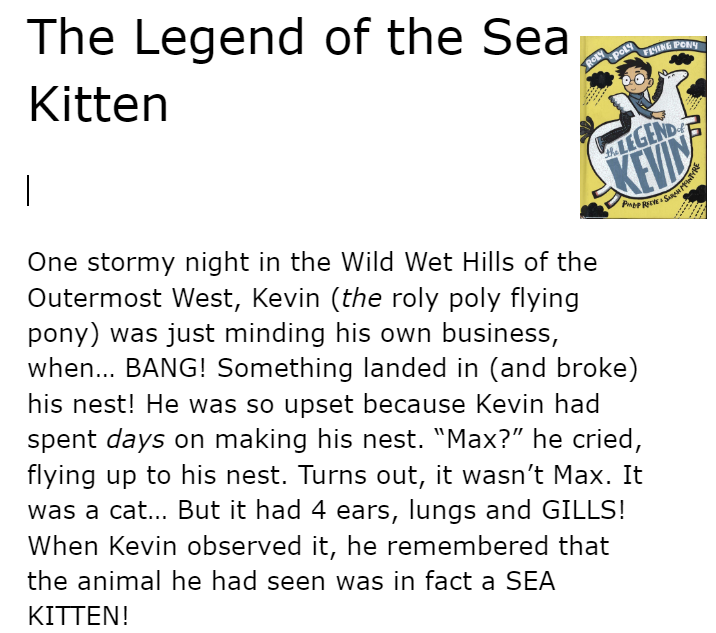 HolbrookschoolR's tweet photo. One of our Year 6 boys loves the Legend of Kevin by @jabberworks and @philipreeve1  so much that he is creating the next story in the series! We love it! #readingforpleasure https://t.co/qmYqdo2FkL
