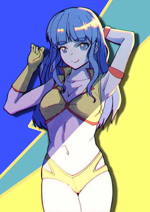 謎コラボお祝いらくがき。#アリスギア  #ダーティペア #アリスギアダーティペアコラボ #アリスギアお絵かき 